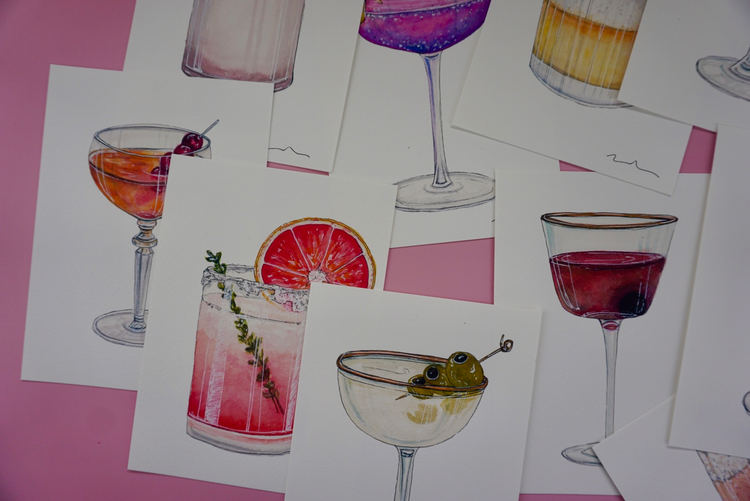 drinks + cocktails prints