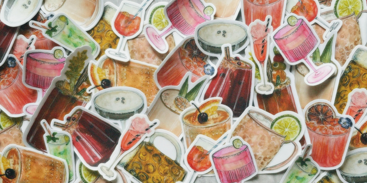 Cocktail Stickers