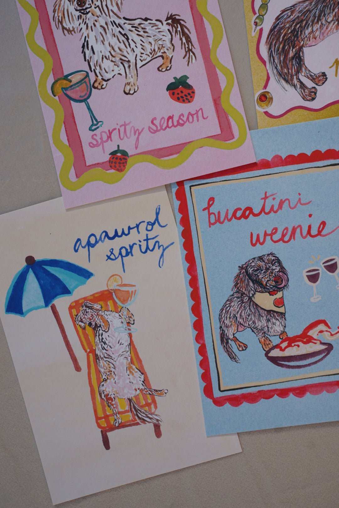 Dachshund Collection: Apawrol Spritz Summer Fine Art Print