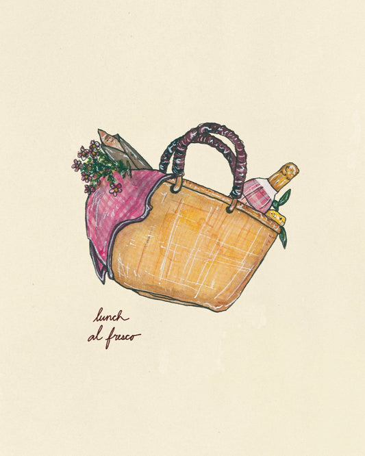 Al Fresco Lunch Fine Art Print