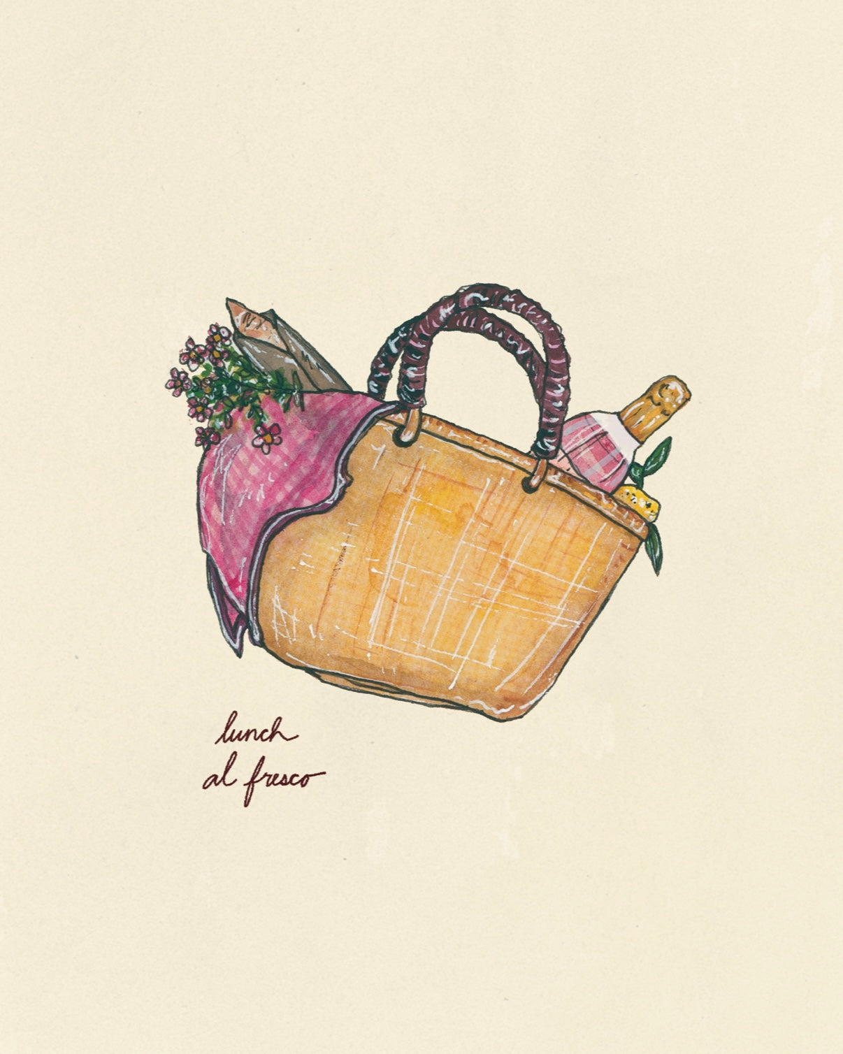 Al Fresco Lunch Fine Art Print