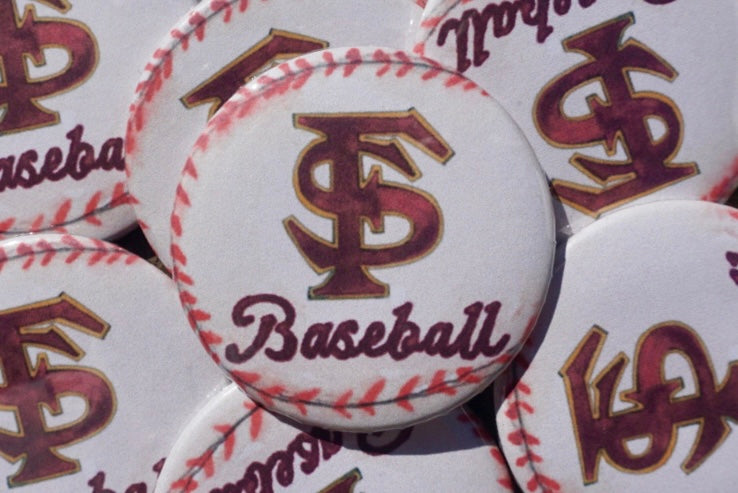 FSU Baseball Fan Button – artxnikki - Main Image