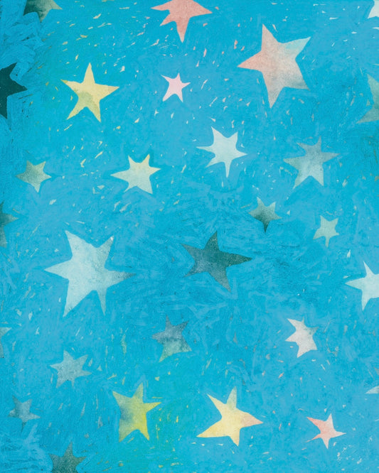 Blue Stars Fine Art Print