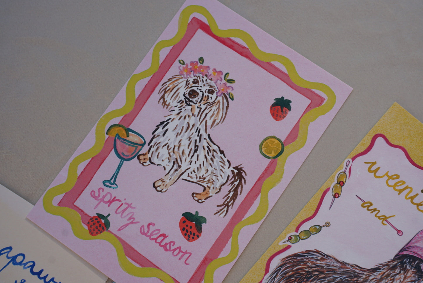 Dachshund Collection: Spritz Season Fine Art Print