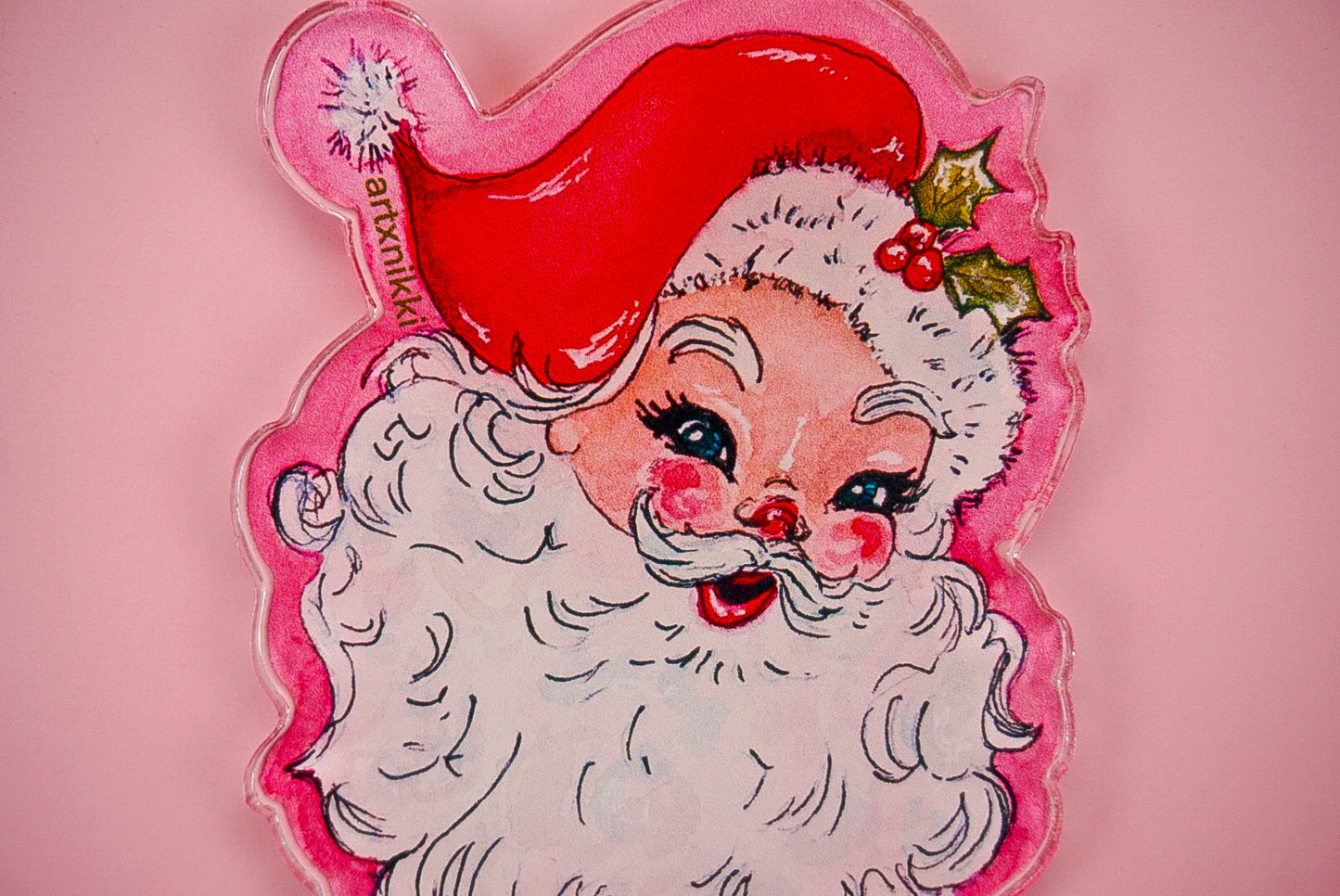 Vintage Santa Ornament