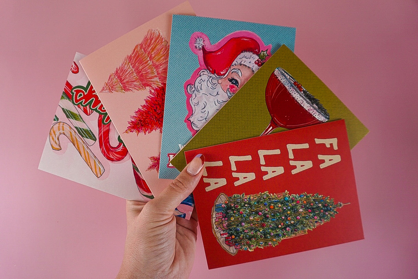 Holiday Card Set of 10 + Envelopes