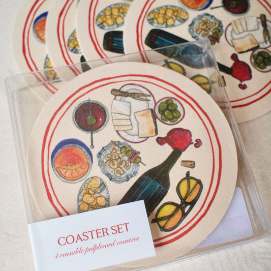 Aperitivo Time! Coaster Set of 4