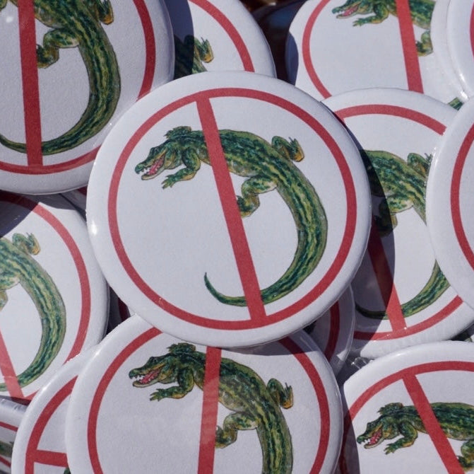 Anti Gators Button