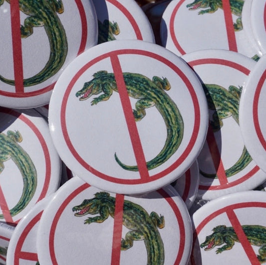 Anti Gators Button