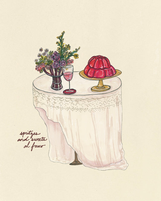 Spritzes and Sweets Al Fresco Fine Art Print