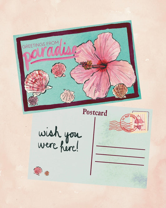 Greetings from Paradise Fine Art Print