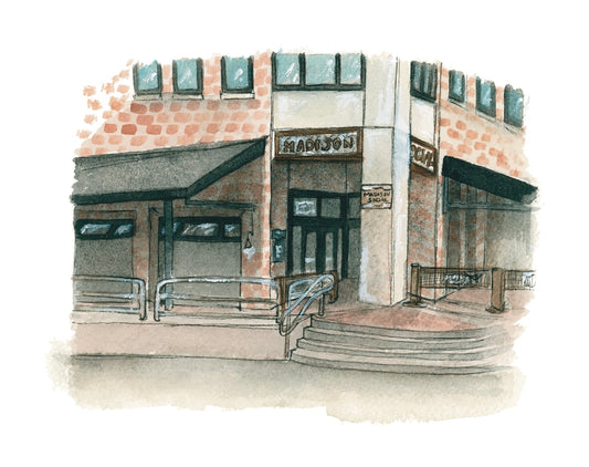 Tallahassee Bars Madison Social Print