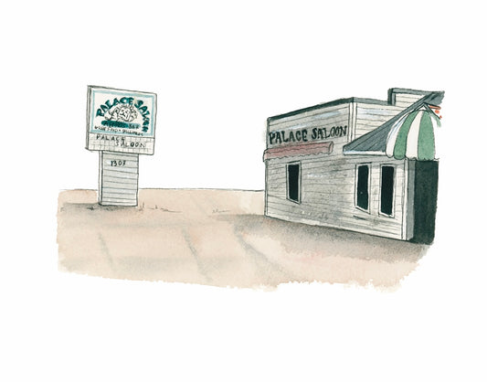 Tallahassee Bars Palace Saloon Print