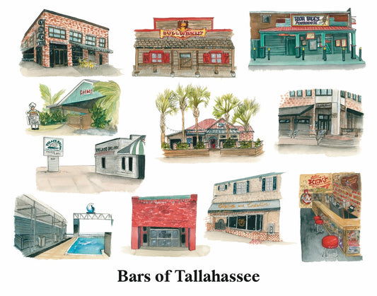 Bars of Tallahassee Print