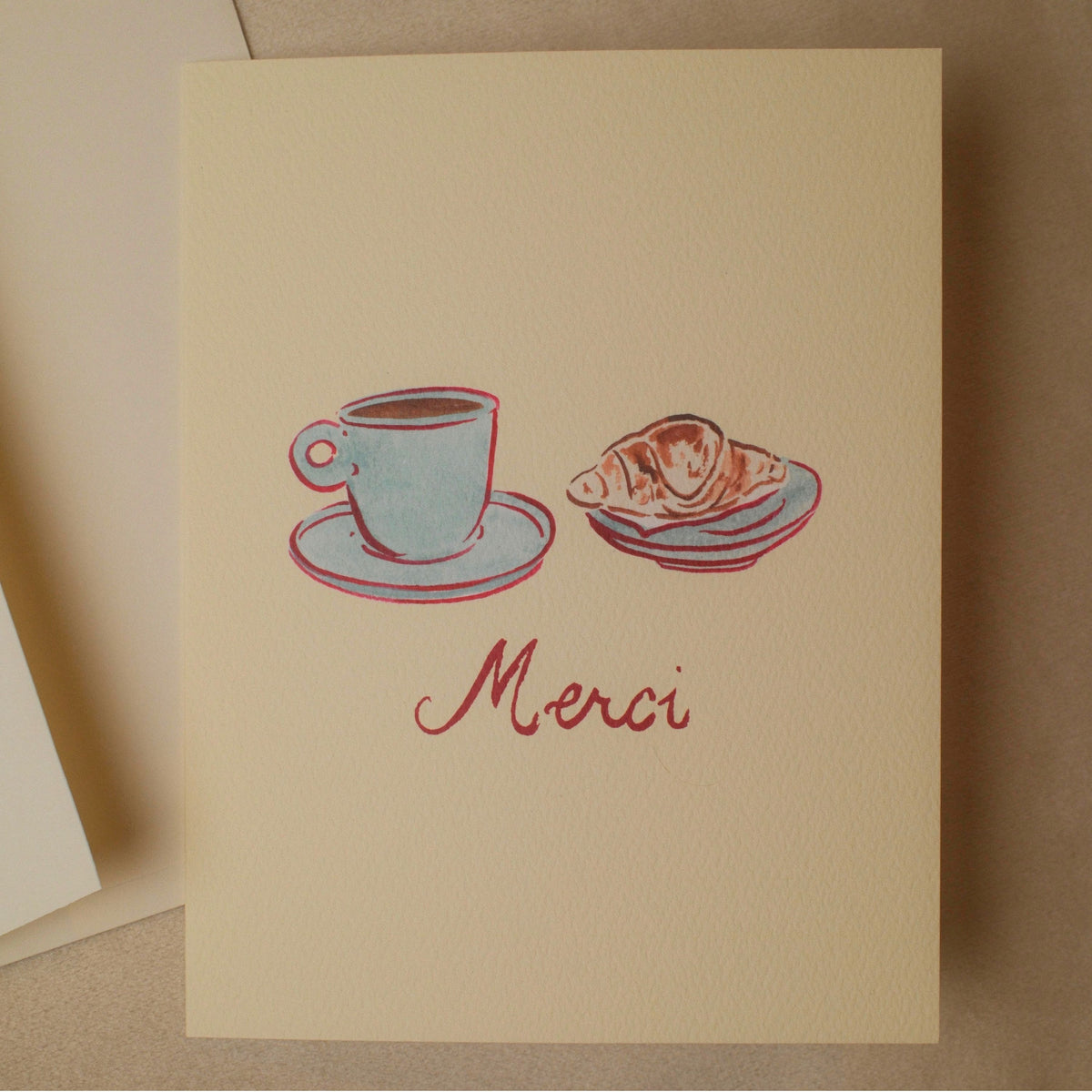 "Merci" Greeting Card