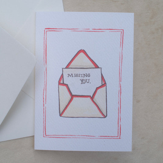 Missing You Mini Greeting Card