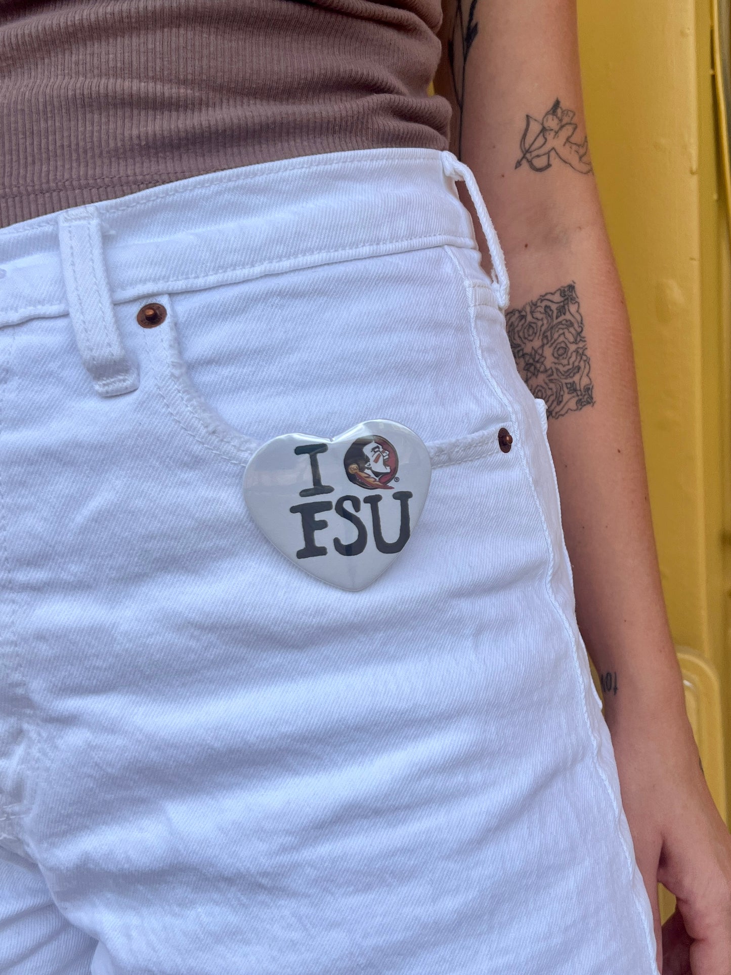 I Heart FSU button