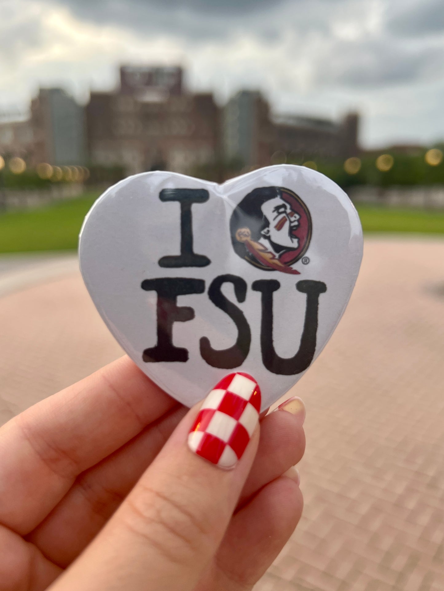 I Heart FSU button