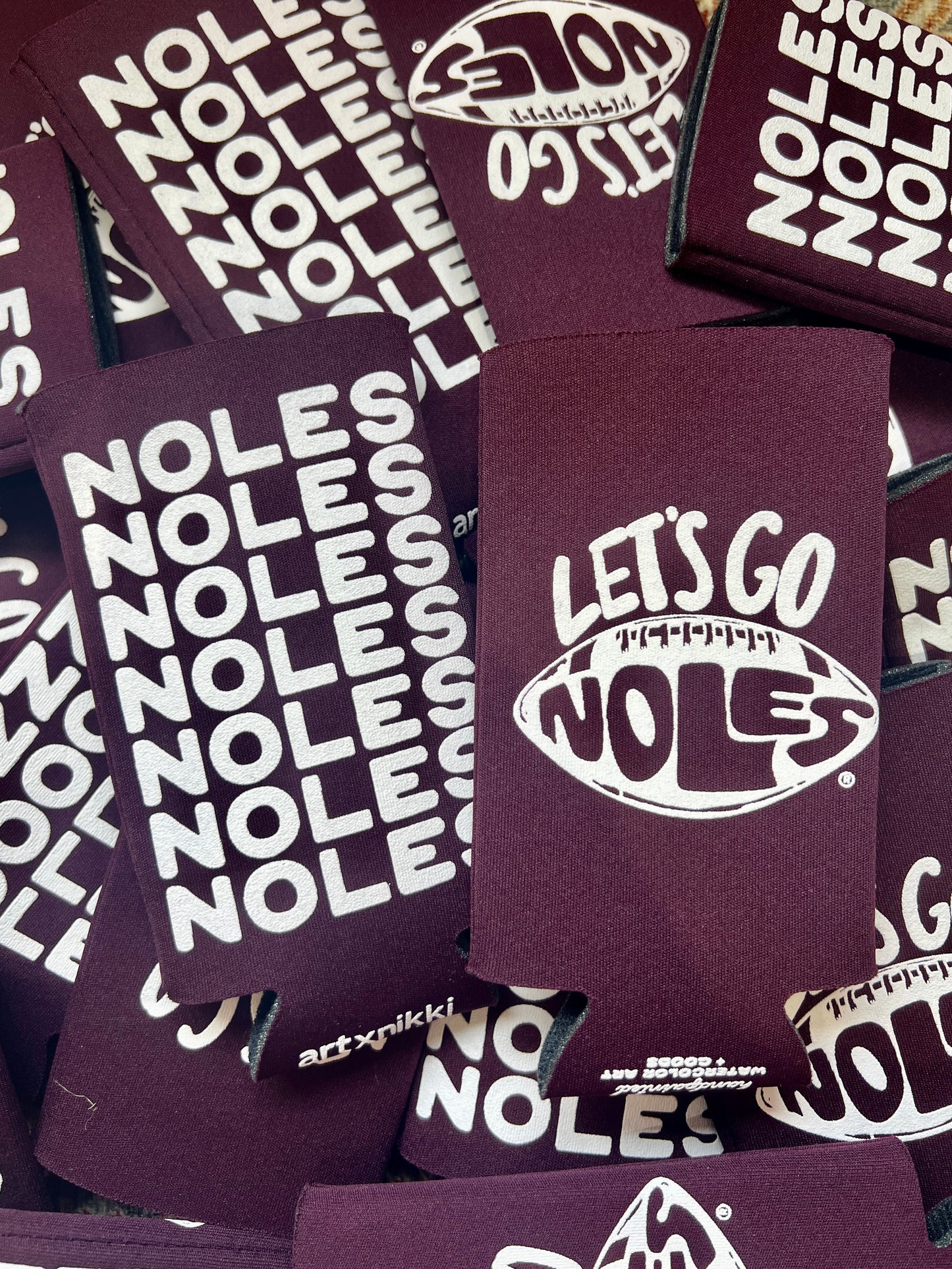 FSU "Let's go NOLES" Can Cooler
