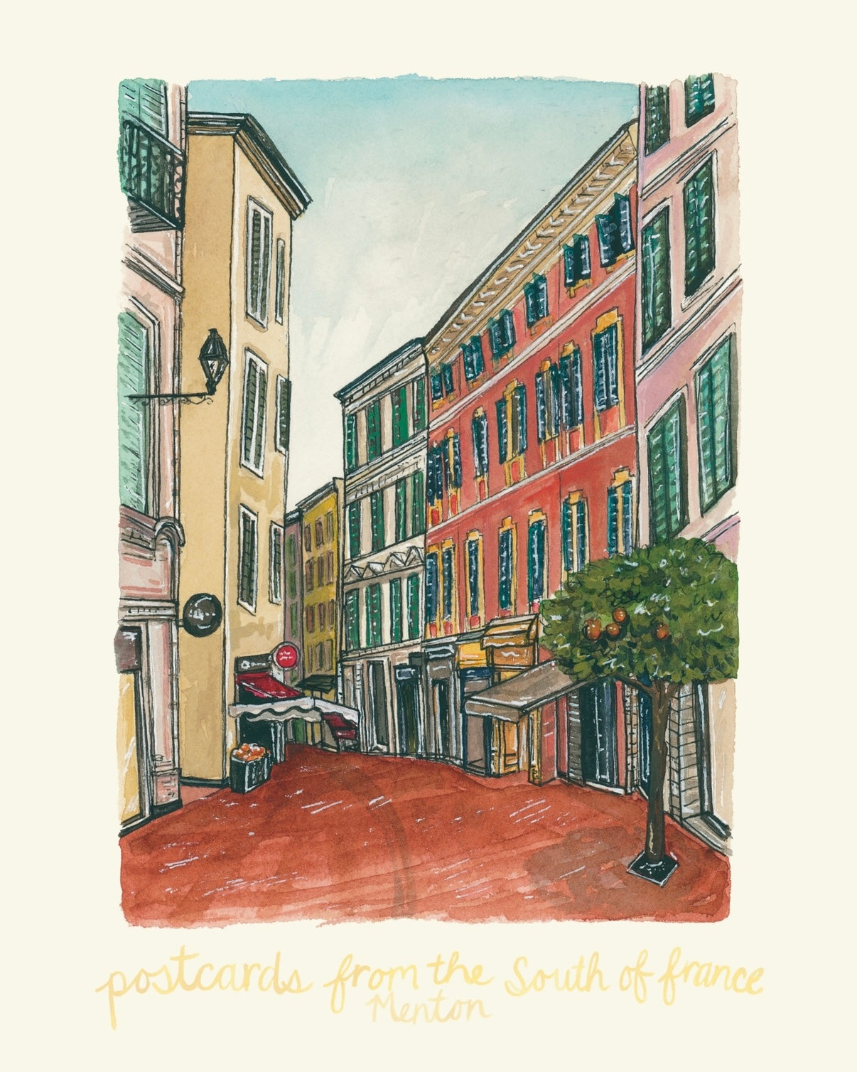Postcards from the South of France: Menton Fine Art Print