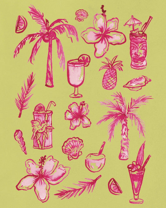Tiki Time Fine Art Print