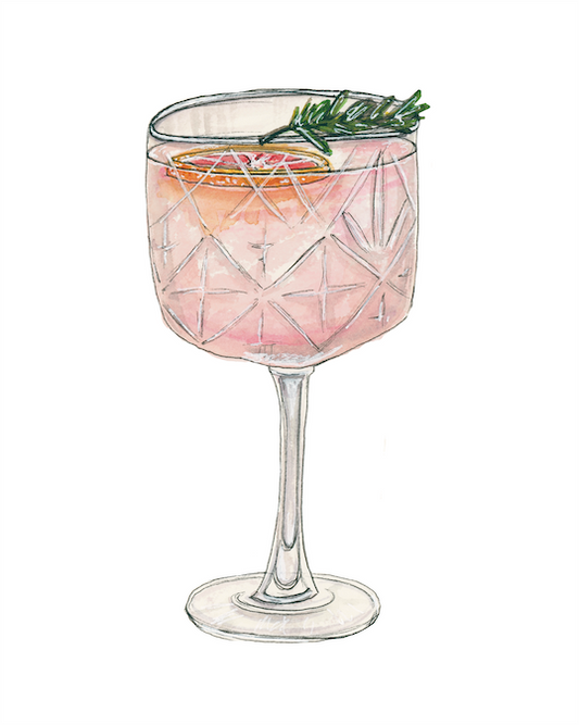 Gin & Tonic Art Print