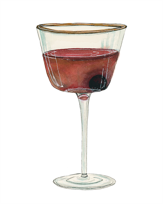 Manhattan Cocktail Art Print