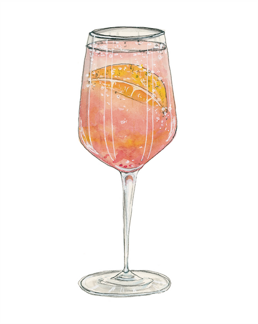 Wine Spritz Art Print