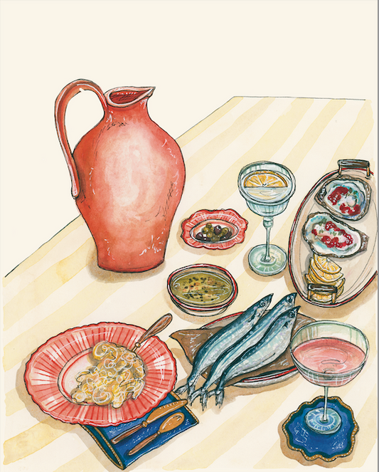 De la Mer Table Setting Art Print