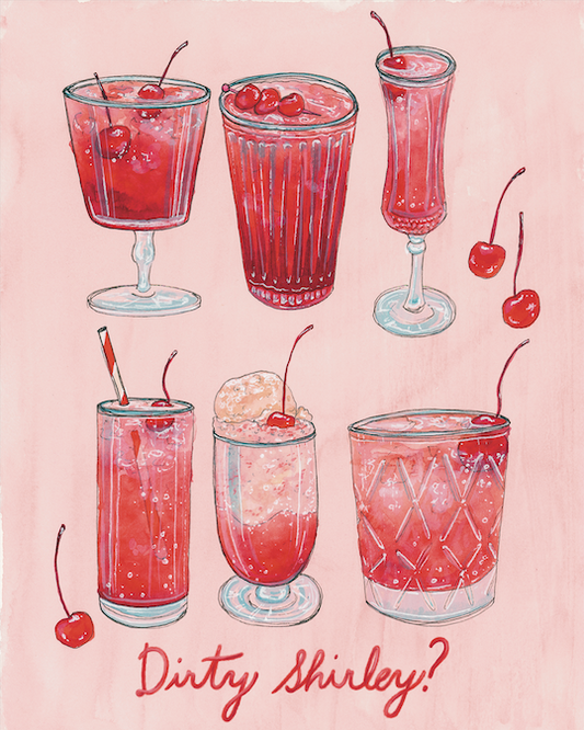 Dirty Shirley? Art Print