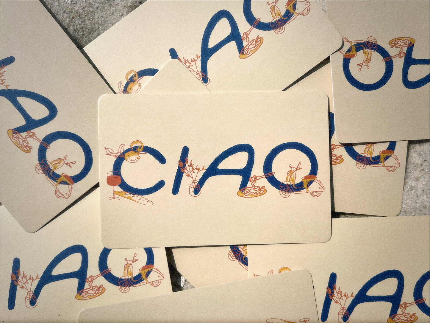 “CIAO” Italian Summer Postcard