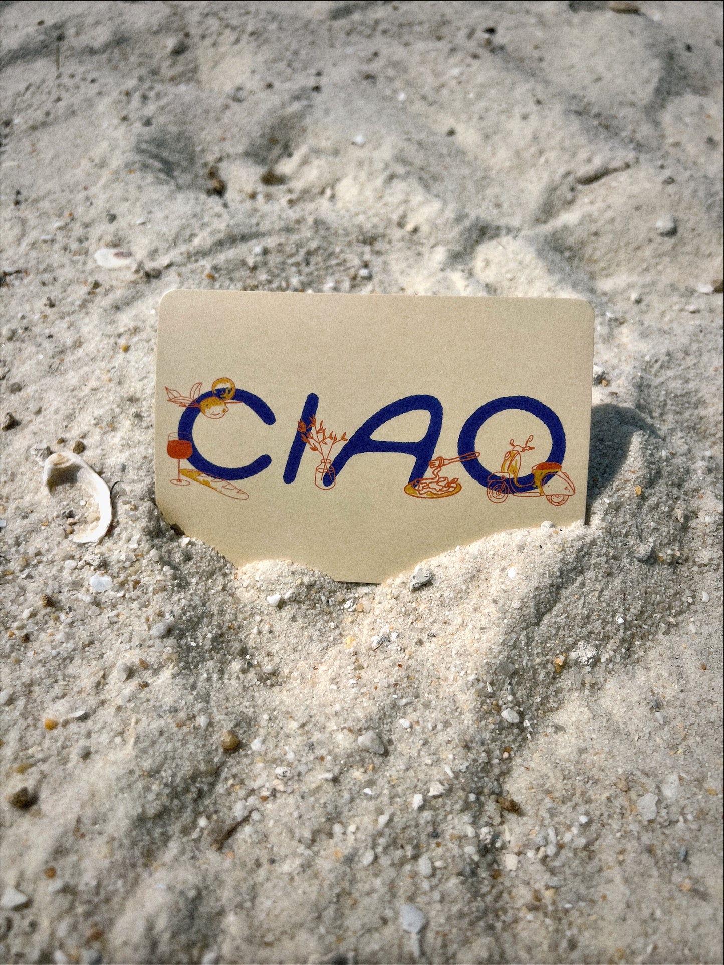 “CIAO” Italian Summer Postcard