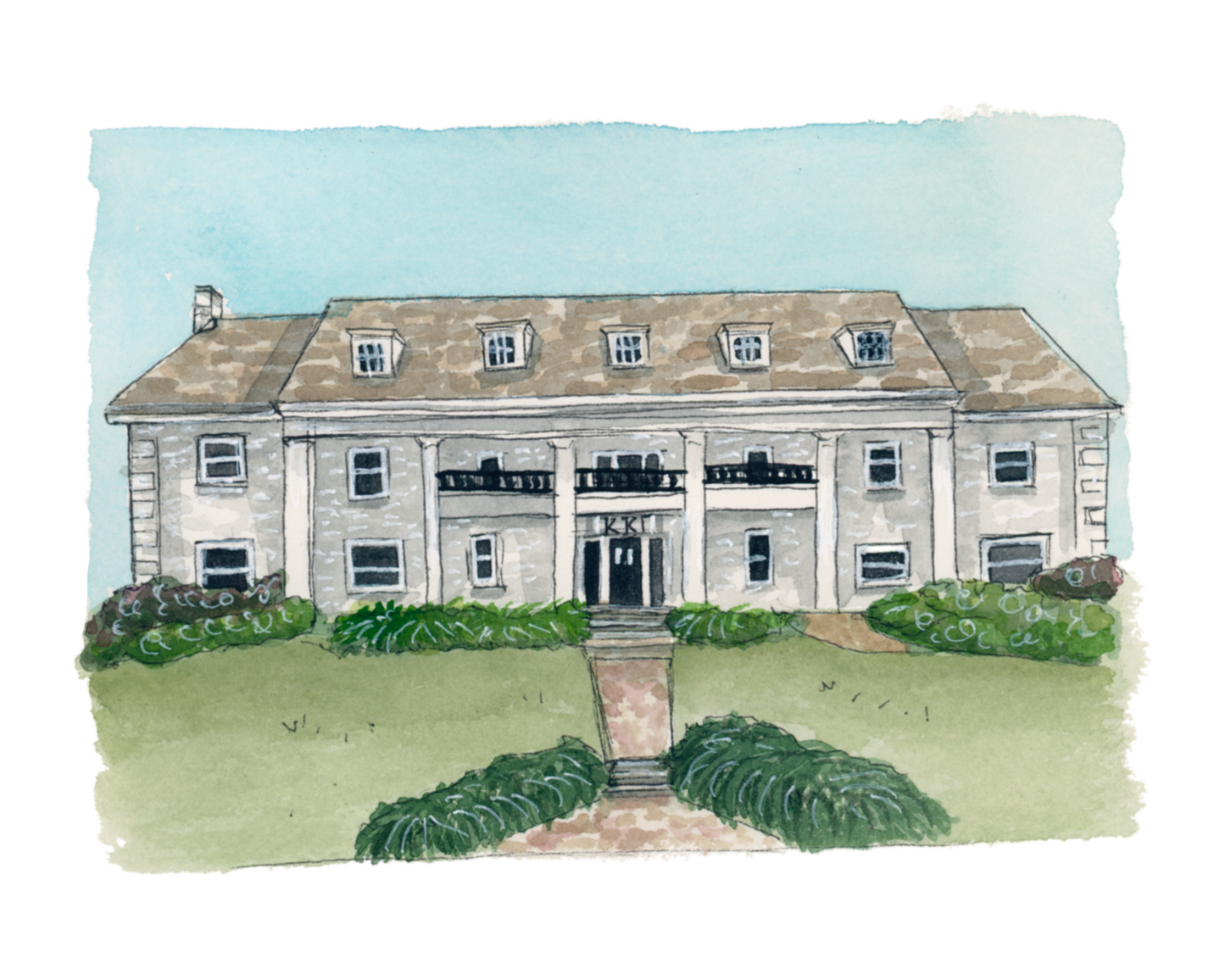 FSU Kappa Kappa Gamma Sorority House Print