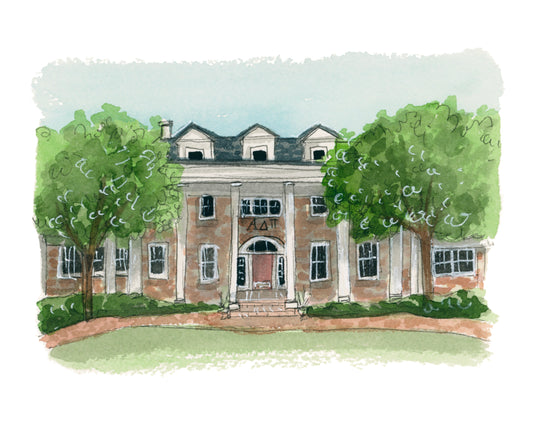 FSU Alpha Delta Pi Sorority House Print