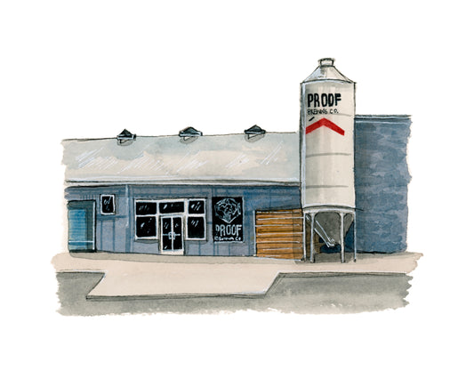 Breweries of Tallahassee: Proof Brewing Co Print