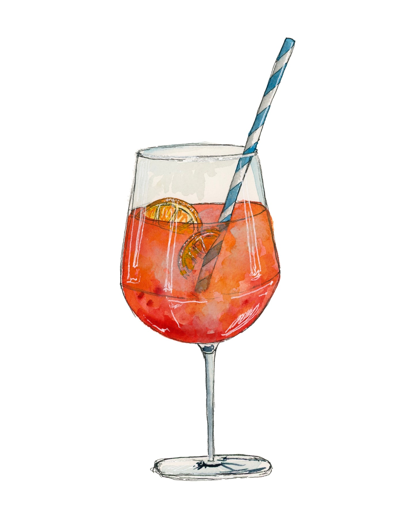 Aperol Spritz Art Print
