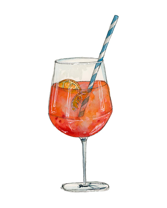 Aperol Spritz Art Print