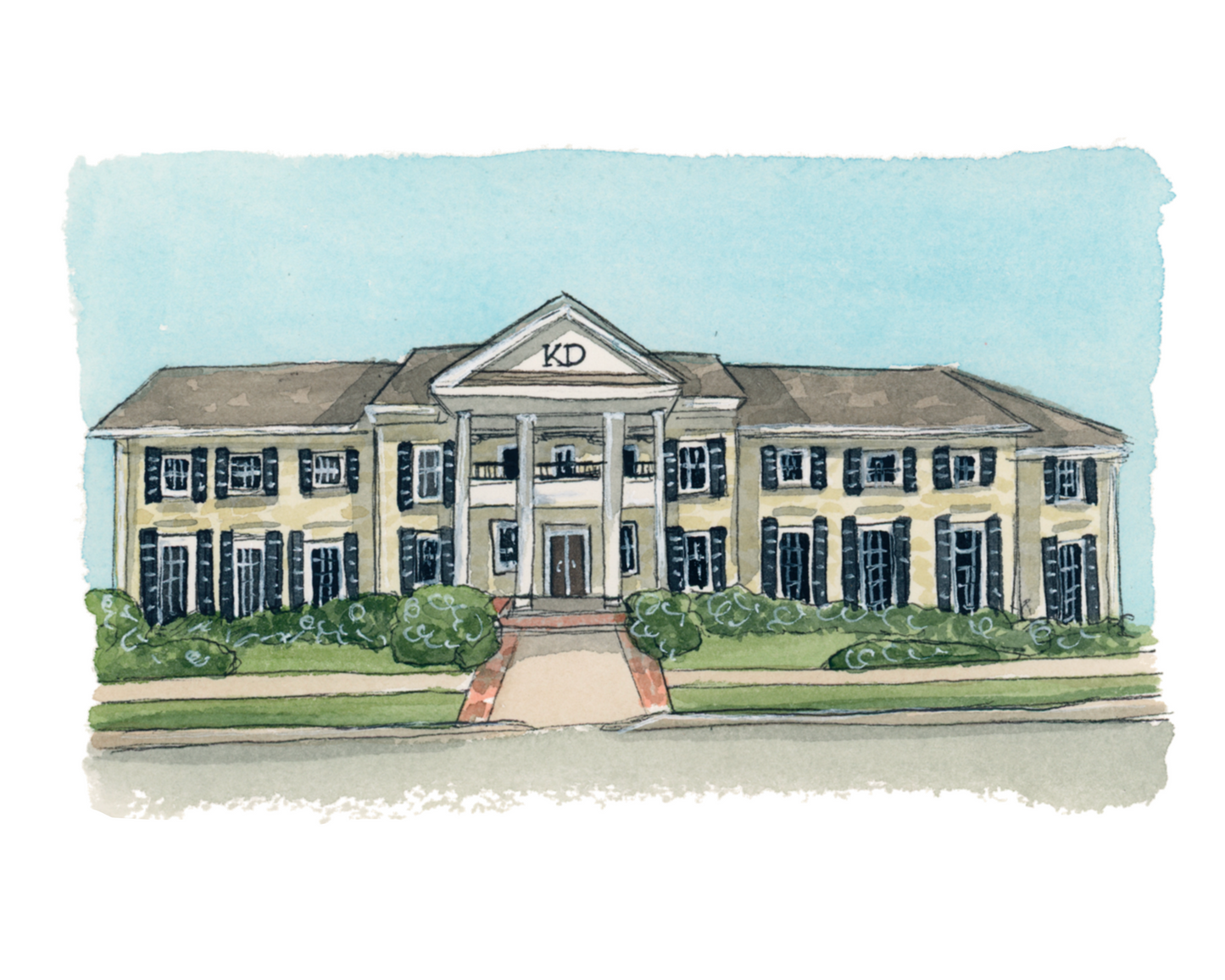 FSU Kappa Delta Sorority House Print
