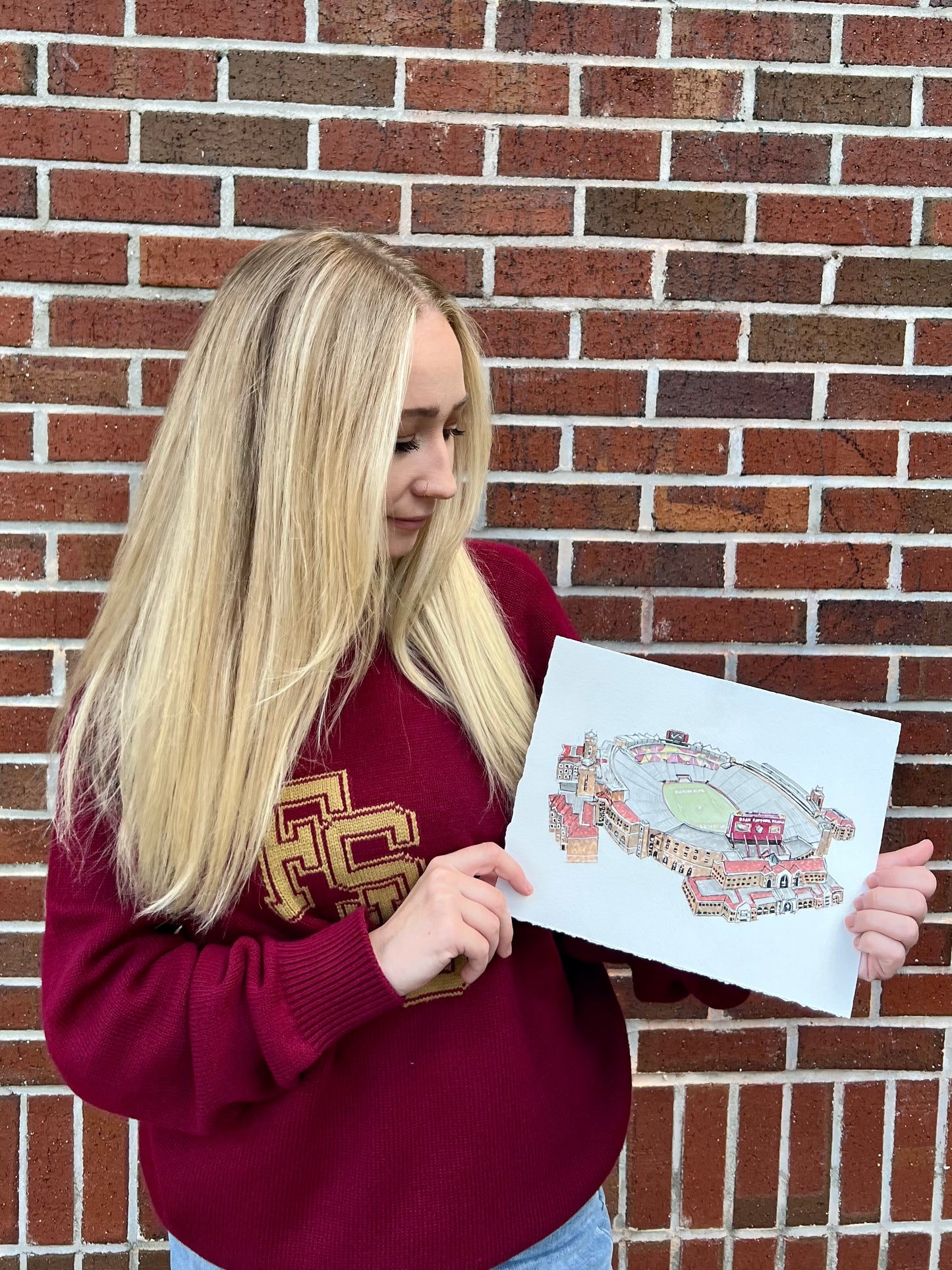 FSU Doak Campbell Stadium Print