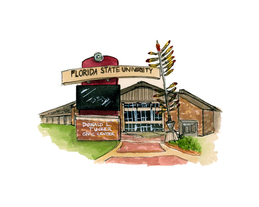 FSU Civic Center Print