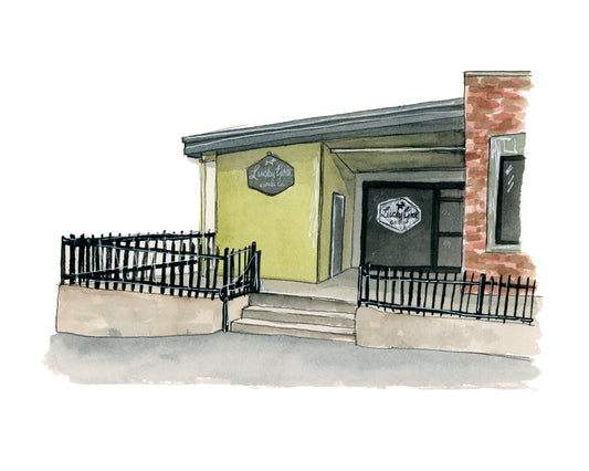 Coffee Shops of Tallahassee: Lucky Goat Print