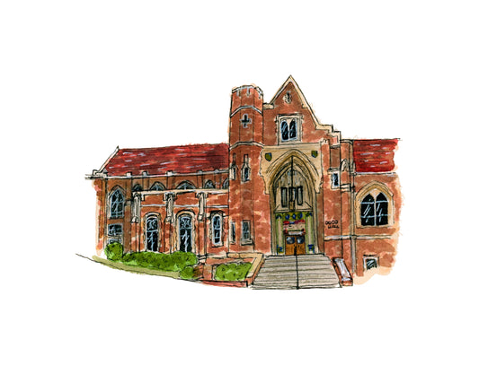 FSU Dodd Hall Print