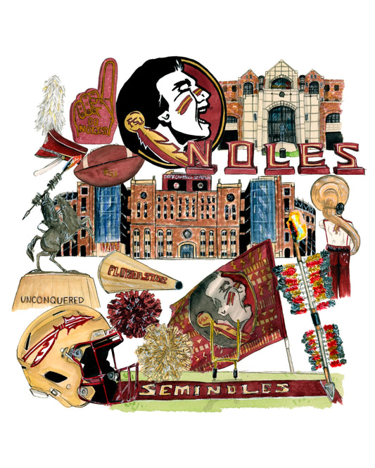 FSU Gameday Print
