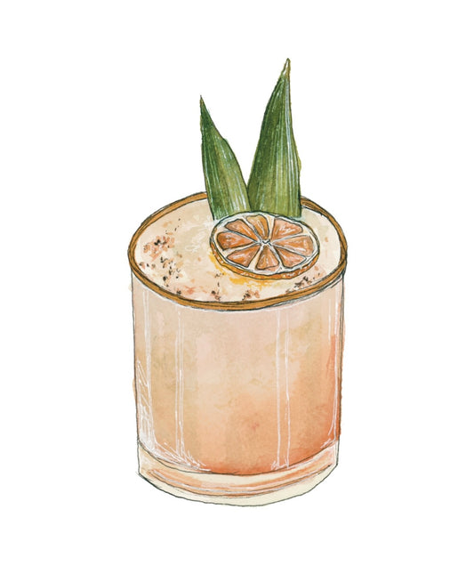 Paloma 1 Cocktail Art Print