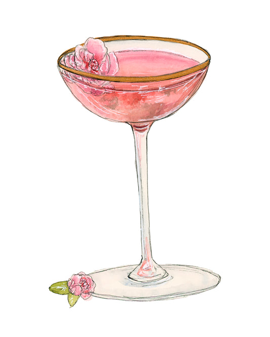Rosé Art Print
