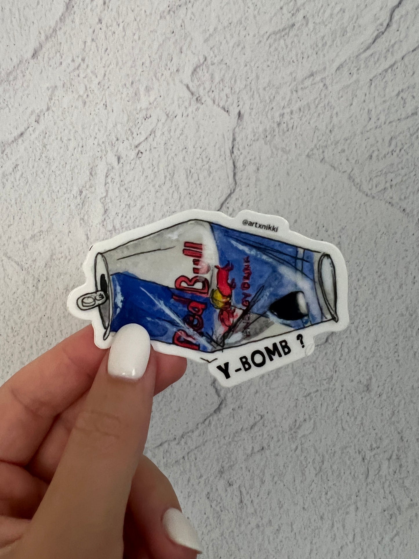 Y Bomb Sticker