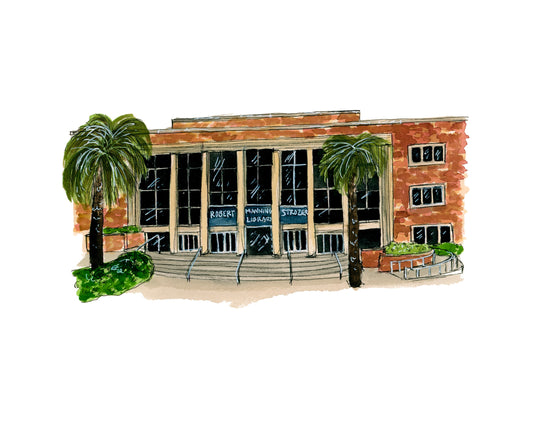 FSU Strozier Library Print