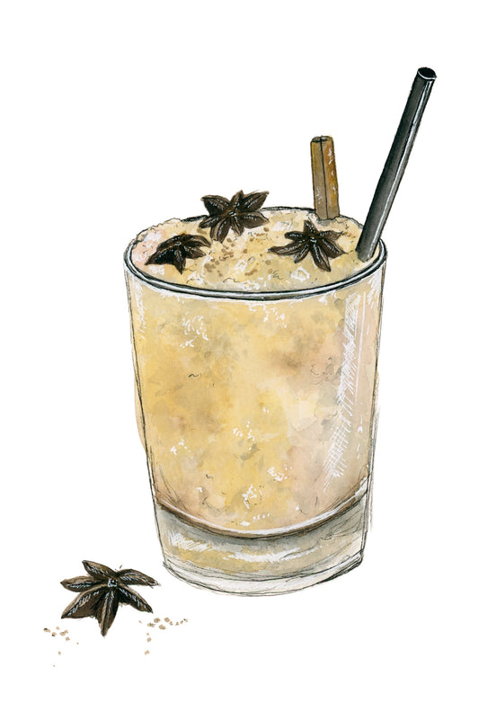 Fall Cocktail Art Print