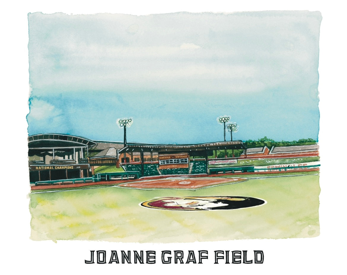 FSU JoAnne Graf Softball Field Print