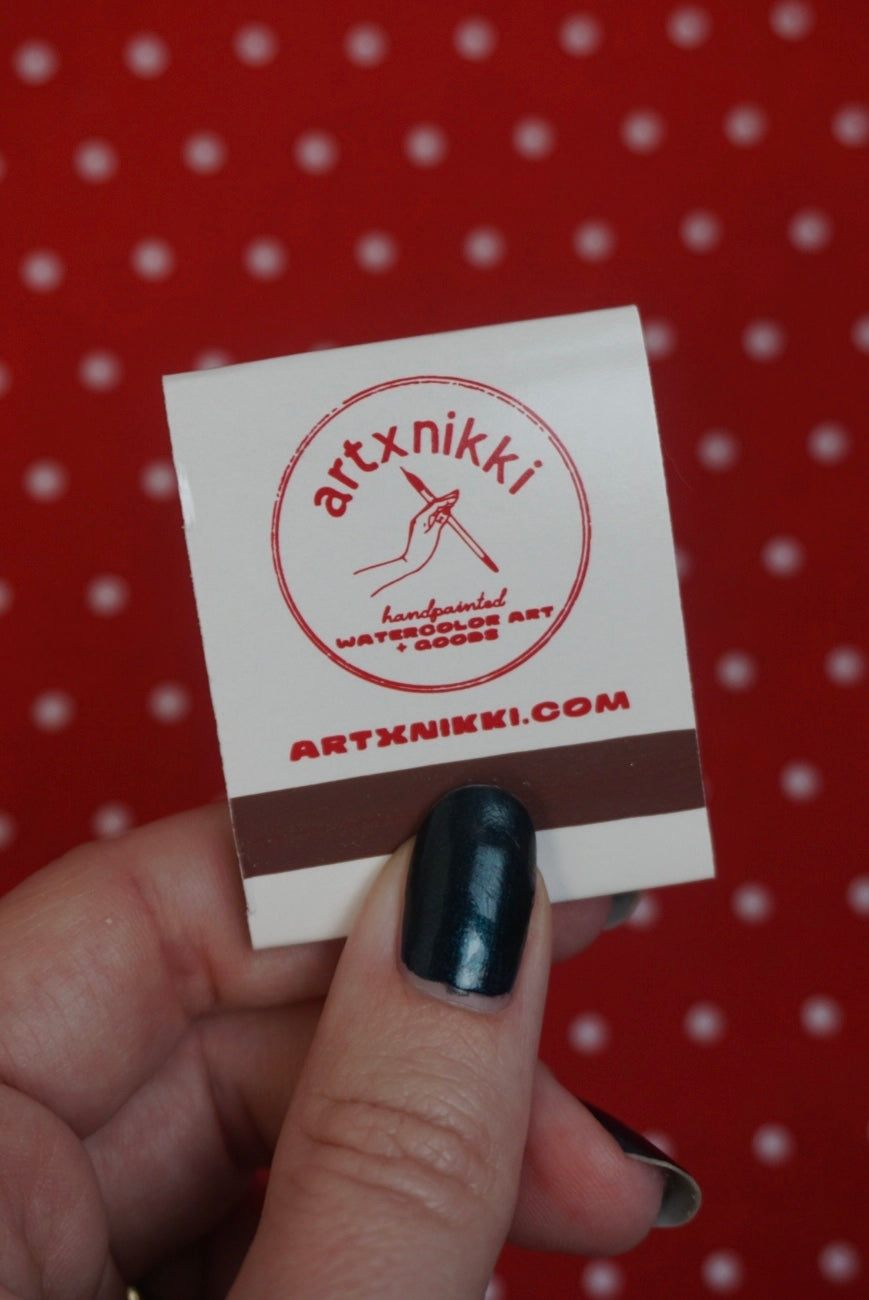 “Baby I’m Yours” cupid Matchbook